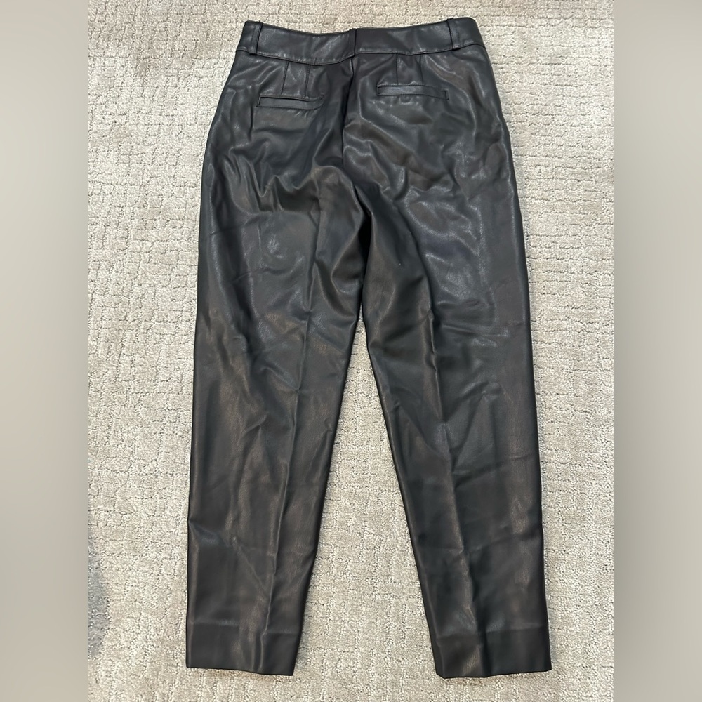 LIKE NEW Banana Republic high rise vegan leather pants, 2 - Picture 3 of 5